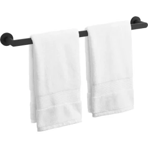 KOHLER Composed 24 in. Wall Mounted Towel Bar in Matte Black