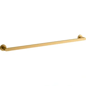 KOHLER Composed 30 in. Wall Mounted Towel Bar in Vibrant Brushed Moderne Brass