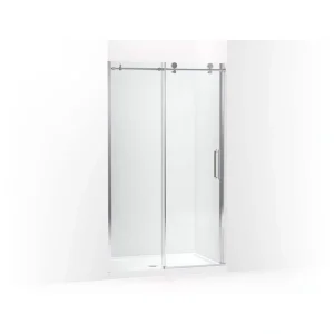 KOHLER Composed 47.875 in. x 78 in. Frameless Glass Panel in Crystal Clear