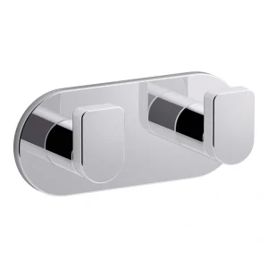 KOHLER Composed Double Robe Hook in Polished Chrome