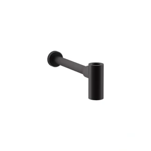 KOHLER Contemporary 1.25 in. x 1.25 in. Metal Round Bottle Trap in Matte Black