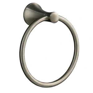 KOHLER Coralais Towel Ring in Vibrant Brushed Nickel