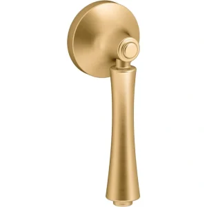 KOHLER Corbelle Right-Hand Toilet Tank Trip Lever in Vibrant Brushed Moderne Brass
