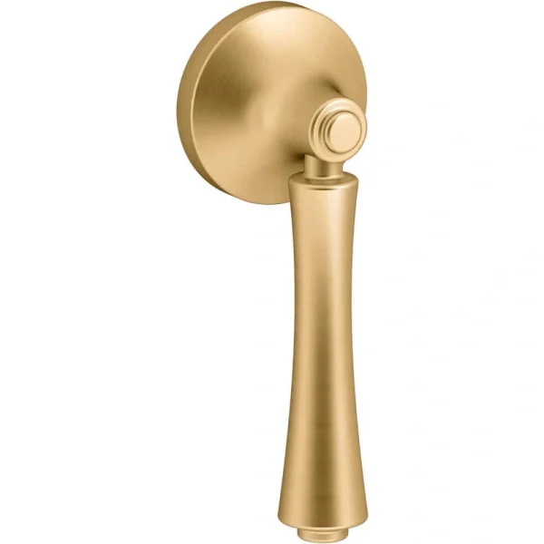 KOHLER Corbelle Right-Hand Toilet Tank Trip Lever in Vibrant Brushed Moderne Brass