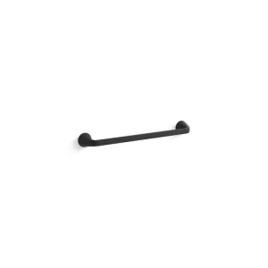 KOHLER Cursiva 18 in. Towel Bar in Matte Black