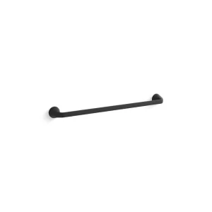 KOHLER Cursiva 24 in. Towel Bar in Matte Black