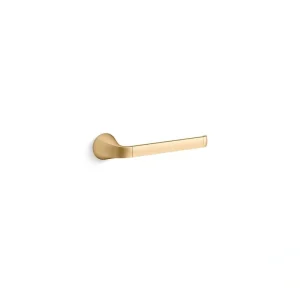 KOHLER Cursiva Towel Ring in Vibrant Brushed Moderne Brass