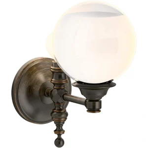 KOHLER Damask 1-Light Oil Rubbed Bronze Lacemaker Sconce