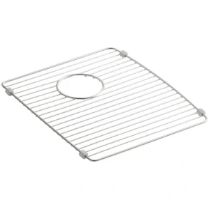 KOHLER Deerfield 12.84 in. x 15.35 in. Stainless Steel Sink Rack