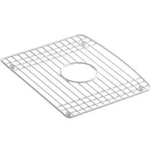 KOHLER Deerfield 14-15/16 in. x 12-1/8 in. Bottom Bowl Sink Bowl Rack in Stainless Steel