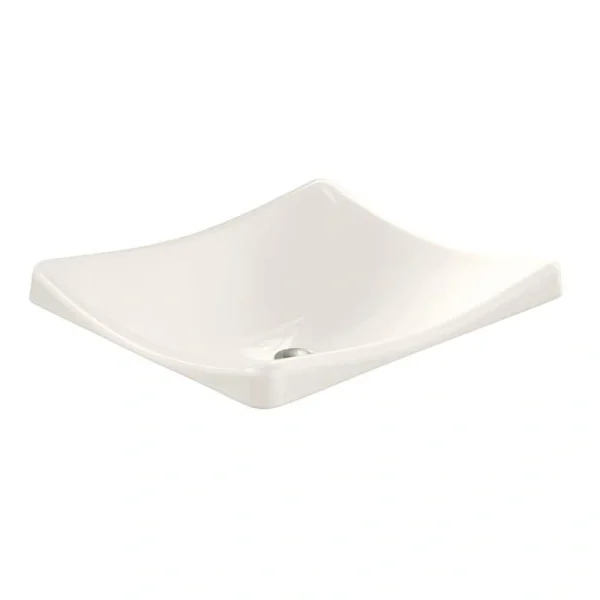 KOHLER DemiLav Wading Pool Cast Iron Vessel Sink in Biscuit