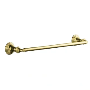 KOHLER Devonshire 18 in. Towel Bar in Vibrant Polished Brass
