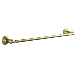 KOHLER Devonshire 24 in. Towel Bar in Vibrant Polished Brass