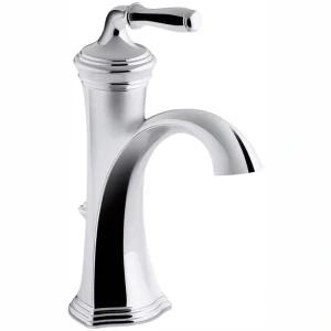 KOHLER Devonshire Single Hole Single Handle Water-Saving Bathroom Faucet in Polished Chrome