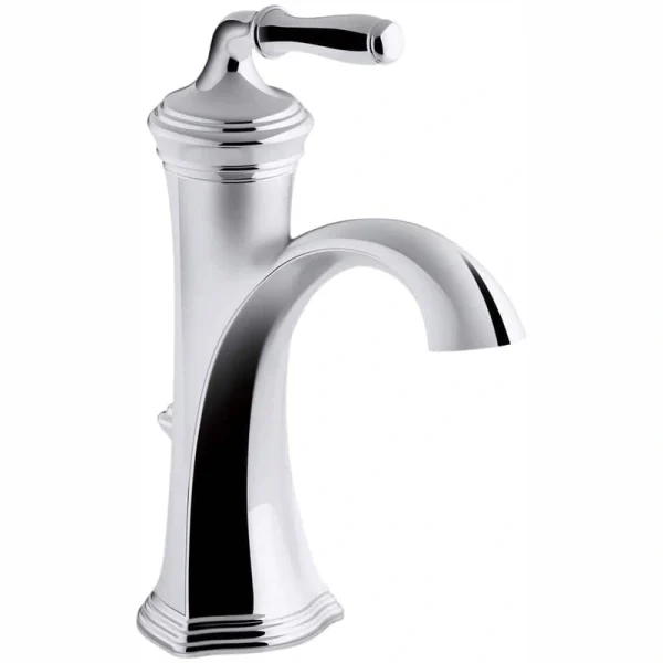 KOHLER Devonshire Single Hole Single Handle Water-Saving Bathroom Faucet in Polished Chrome