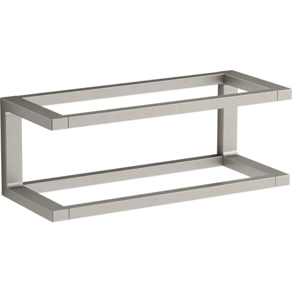 KOHLER Draft 12 in. Towel Bar Frame in Vibrant Brushed Nickel