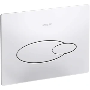 KOHLER Droplet Flush Actuator Plate, White