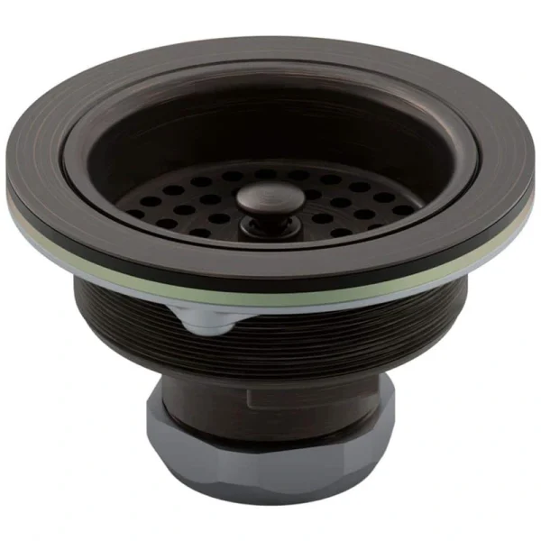 KOHLER Duostrainer 4-1/2 in. Sink Strainer in Oil-Rubbed Bronze