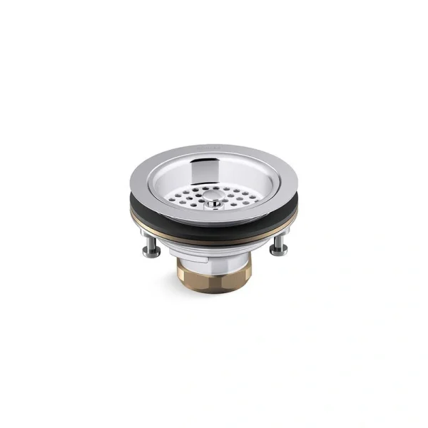 KOHLER Duostrainer 4-1/2 in. Sink Strainer in Polished Chrome