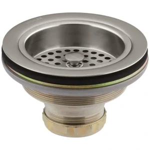 KOHLER Duostrainer 4-1/2 in. Sink Strainer in Vibrant Brushed Nickel