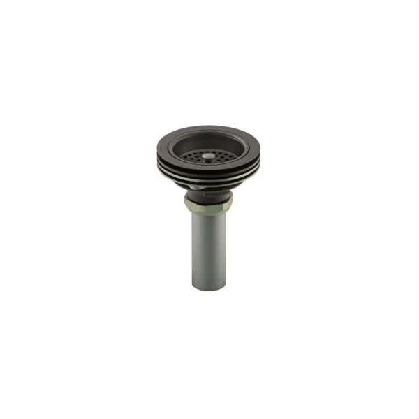 KOHLER Duostrainer 4-1/2 in. Sink Strainer with Tailpiece in Oil-Rubbed Bronze