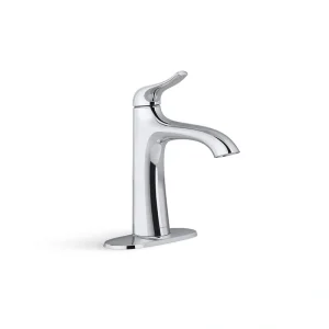 KOHLER Easmor Single-Handle Single Hole Bathroom Faucet in Polished Chrome