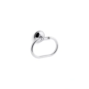 KOHLER Eclectic Wall Mounted Towel Ring in Polished Chrome