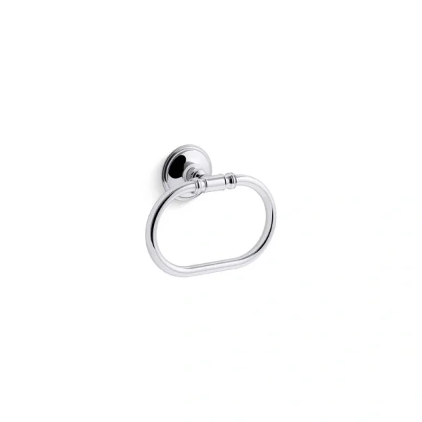 KOHLER Eclectic Wall Mounted Towel Ring in Polished Chrome