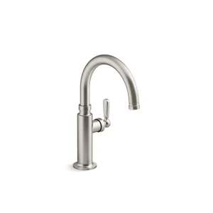 KOHLER Edalyn By Studio McGee Single Handle Bar Faucet in Vibrant Stainless