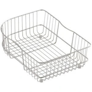 KOHLER Efficiency 15-3/4 in. x 11-1/2 in. Rinse Basket for Right-Hand Bowl Sinks in Stainless Steel