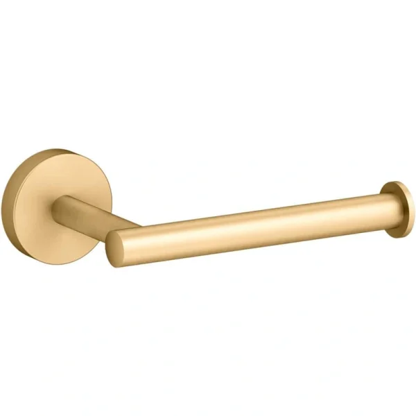KOHLER Elate Wall Mounted Toilet Paper Holder in Vibrant Brushed Moderne Brass