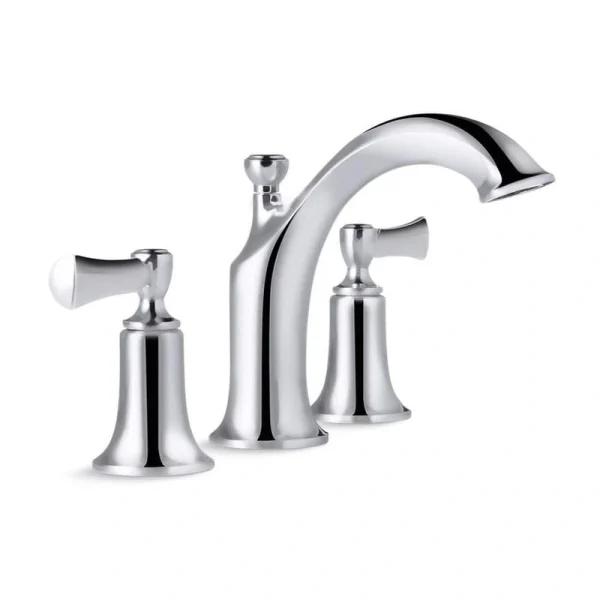 KOHLER Elliston 8 in. Widespread 2-Handle Bathroom Faucet in Polished Chrome