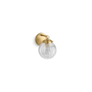 KOHLER Embra By Studio McGee One-Light Brushed Moderne Brass Wall Sconce