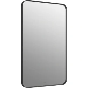 KOHLER Essential 22 in. W x 34 in. H Rectangle Framing Wall Mirror with Matte Black