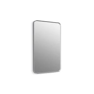 KOHLER Essential 22 in. W x 34 in. H Rectangle Framing Wall Mirror with Polished Chrome