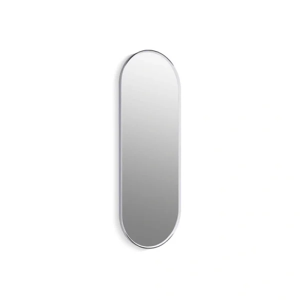KOHLER Essential 22 in. X 60 in. Capsule Decorative Bathroom Vanity Mirror in Polished Chrome