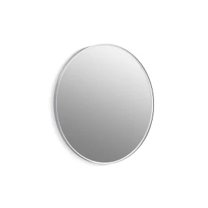 KOHLER Essential 36 in. W x 36 in. H Round Framed Wall Mount Bathroom Vanity Mirror in Polished Chrome