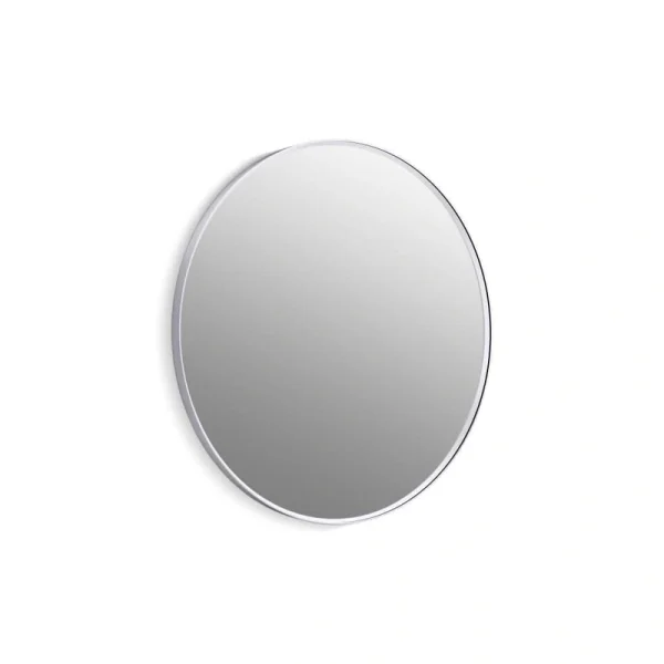 KOHLER Essential 36 in. W x 36 in. H Round Framed Wall Mount Bathroom Vanity Mirror in Polished Chrome