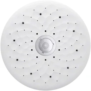 KOHLER Exhale 1-Spray Patterns 4.8125 in. Wall Mount Fixed Shower Head in Polished Chrome