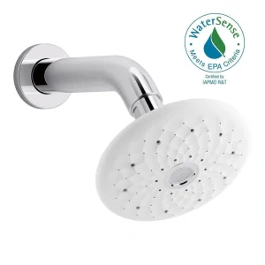 KOHLER Exhale 4-Spray Patterns 5 in. Wall Mounted Fixed Shower Head in Polished Chrome