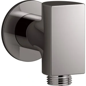 KOHLER Exhale Wall-Mount Supply Elbow in Vibrant Titanium