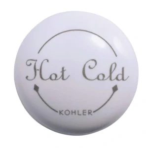 KOHLER Fairfax Plug Button in White