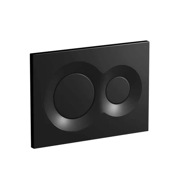 KOHLER Flush Actuator Plate in Black