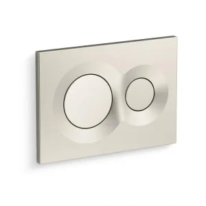 KOHLER Flush Actuator Plate in Vibrant Brushed Nickel