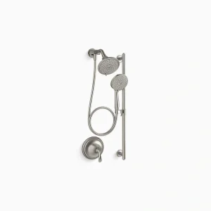 KOHLER Forte Essentials Showering Pkg 2.5 GPM in Vibrant Brushed Nickel