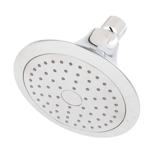 KOHLER Forte Katalyst 1-Spray Pattern 5.5 in. Single Wall Mount Fixed Rain Shower Head in Polished Chrome