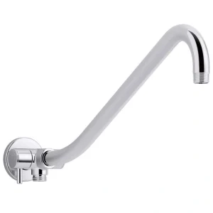 KOHLER Gooseneck Rain Head Arm with 3-Way Diverter, Polished Chrome