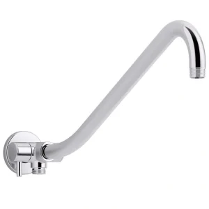 KOHLER Gooseneck Rainhead Arm with 2-Way Diverter in Polished Chrome