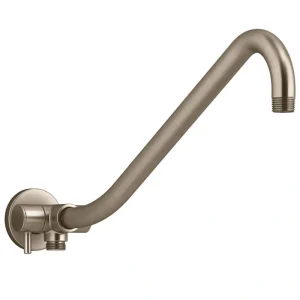 KOHLER Gooseneck Rainhead Arm with 3-Way Diverter in Vibrant Brushed Bronze