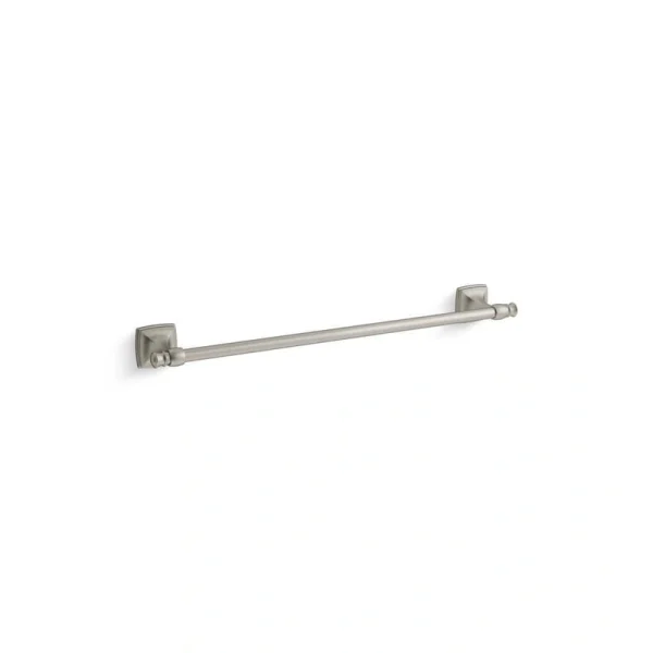KOHLER Grand 24 in. Wall Mounted Towel Bar in Vibrant Brushed Nickel